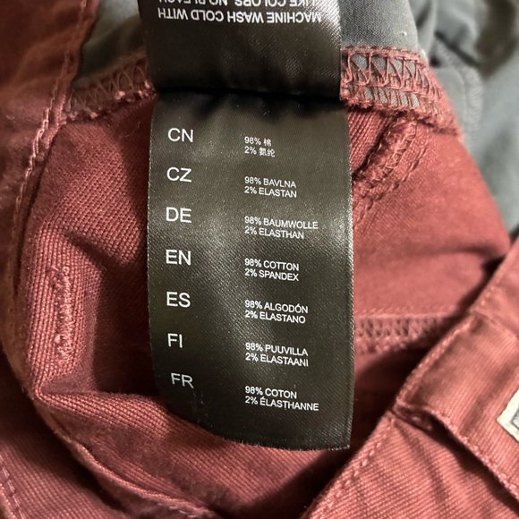 Kuhl Brooke Skinny Pants Women’s 8 Long Maroon Stretch Ankle Tapered Mid-Rise - Picture 7 of 8